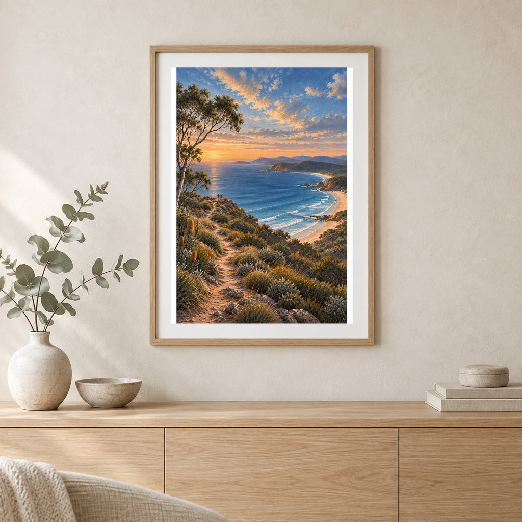 Where the Coast Turns — Australian Coastal Wall Print