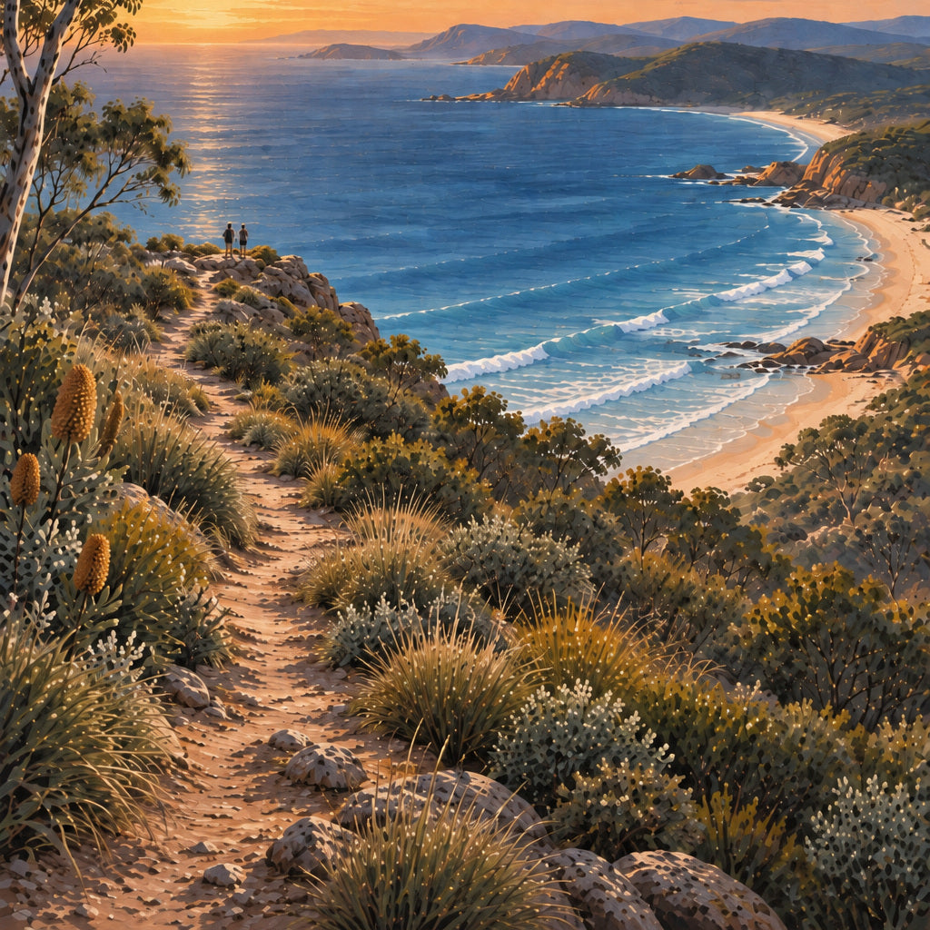 Where the Coast Turns — Australian Coastal Wall Print