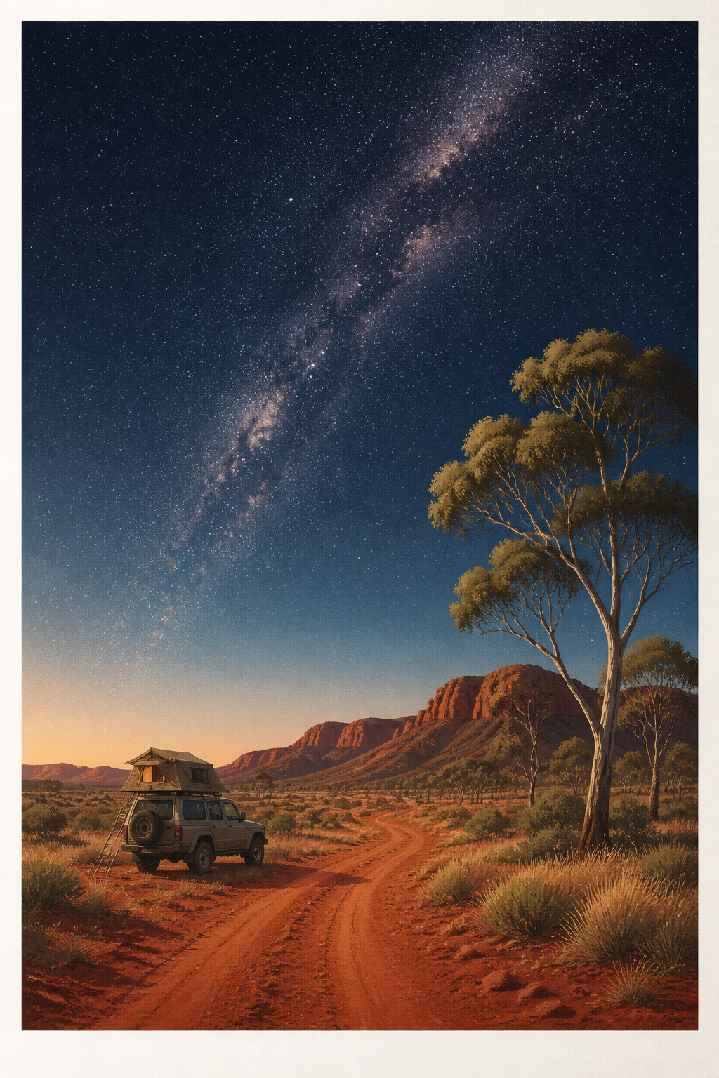 Under Southern Skies — Australian Outback Wall Print